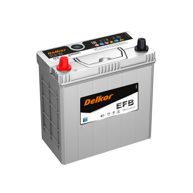 Аккумулятор DELKOR EFB  40 пр (60B20R)