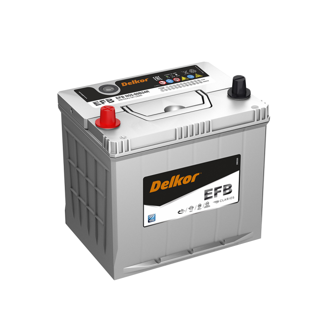 Аккумулятор DELKOR EFB  55 пр (80B24R)