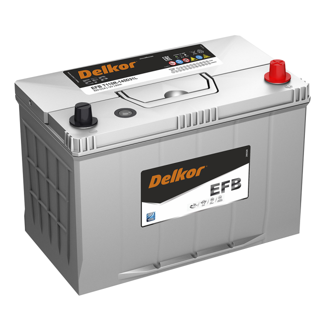 Аккумулятор DELKOR EFB  90 обр (145D31L)