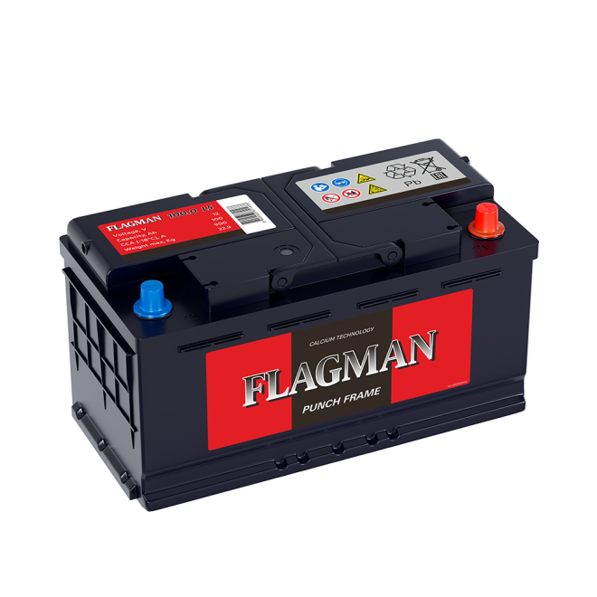 Аккумулятор FLAGMAN 100 обр (L5.0, CA)