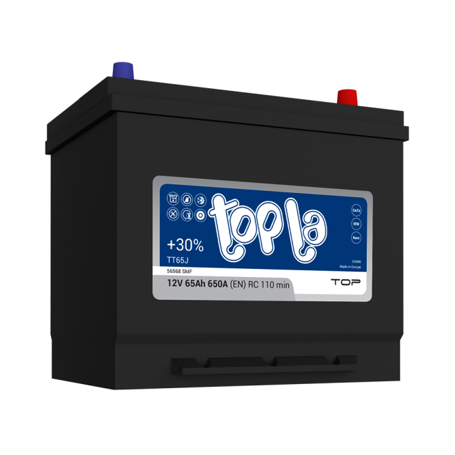 Аккумулятор TOPLA TOP  65 обр (D23L)