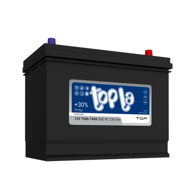 Аккумулятор TOPLA TOP  75 обр (D26L)