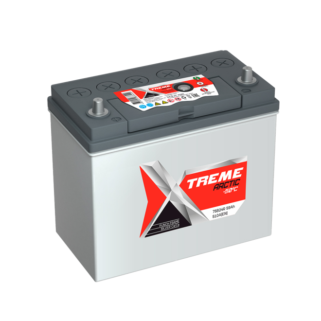 Аккумулятор XTREME Arctic  59 пр (75B24R)