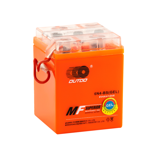 Мото    4Ah/ 6V OUTDO 6N4-BS GEL (4,5Ah)