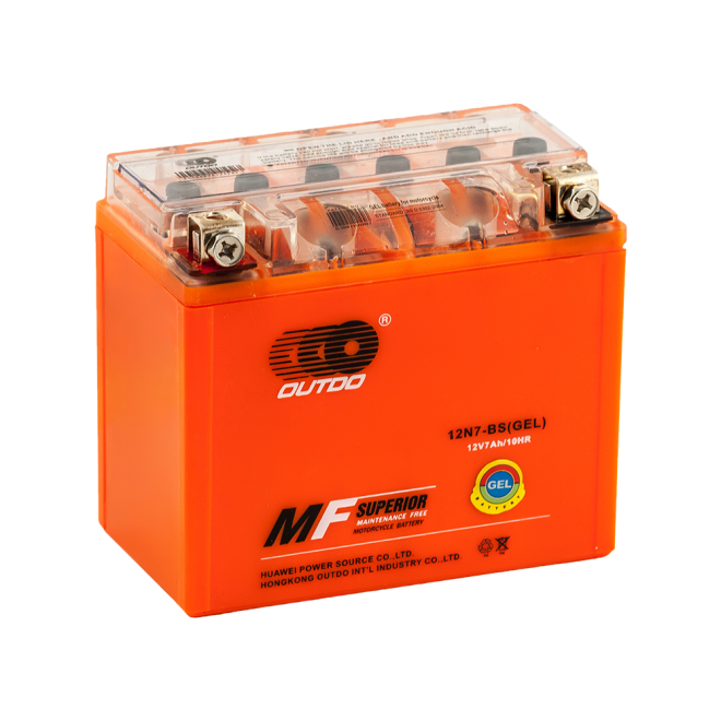 Мото  7Ah OUTDO 12N7-BS GEL (8Ah) пр