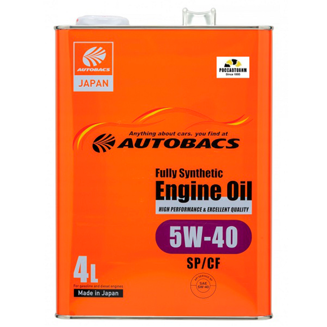 Autobacs Engine Oil FS 5w40 SP/CF 4л