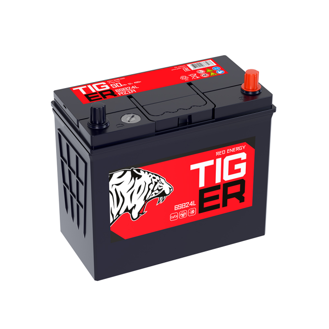Аккумулятор TIGER Red Energy  50 обр (65B24L, PS)