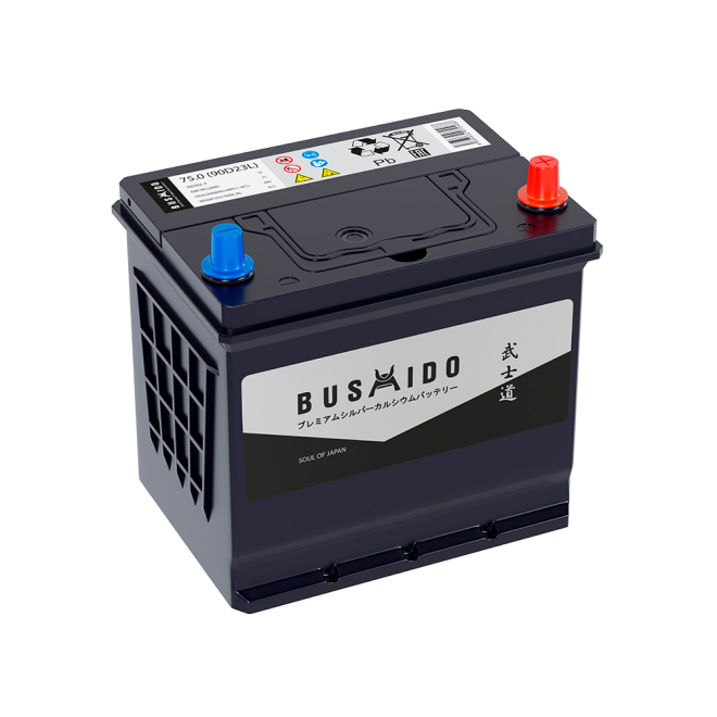 Аккумулятор BUSHIDO SJ  75 обр (90D23L, HO)