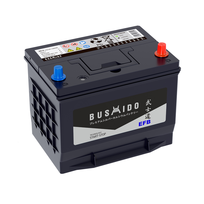 Аккумулятор BUSHIDO EFB  80 обр (130D26L, HO)