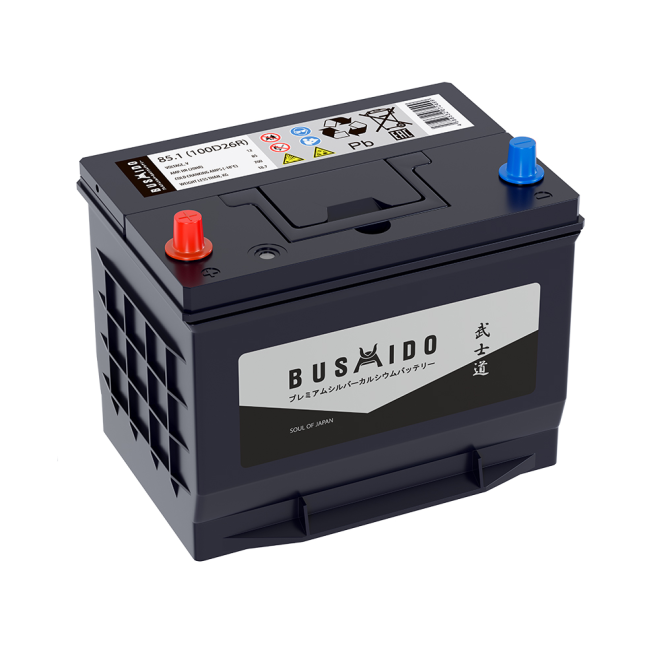 Аккумулятор BUSHIDO SJ  85 пр (100D26R, HO)