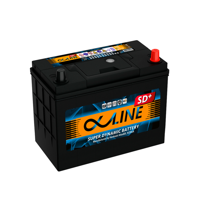 Аккумулятор ALPHALINE SD+  55 обр (70B24L, AO)