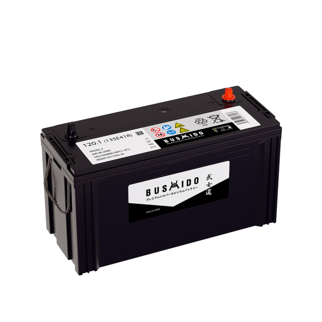 Аккумулятор BUSHIDO SJ  120 пр (135E41R, HO)