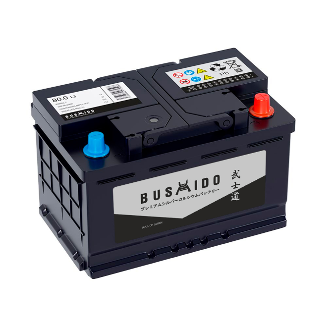 Аккумулятор BUSHIDO SJ 80 обр (L3.0, CA)
