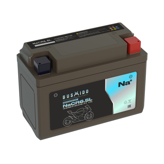 Мото BUSHIDO  NaCR6,5L (YB6,5L-BS, 5Ah) обр
