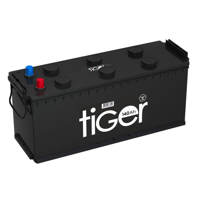 Аккумулятор TIGER   140 пр (A.4, конус, Черный, RZ)