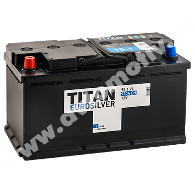 Автомобильный аккумулятор Titan EUROSILVER 95.1 фото 400x400