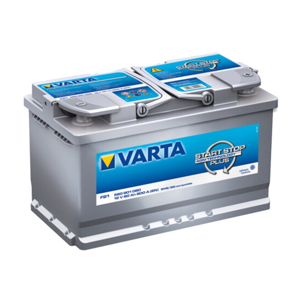 Аккумулятор Автомобильный аккумулятор Varta F21 Silver Dynamic AGM  Start-Stop Plus (580 901 080) 80Ah купить в Томске по низкой цене