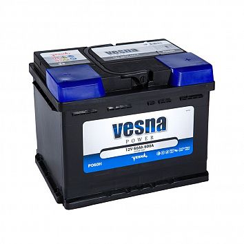 Автомобильный аккумулятор VESNA Power 60.1 L2 фото 354x354