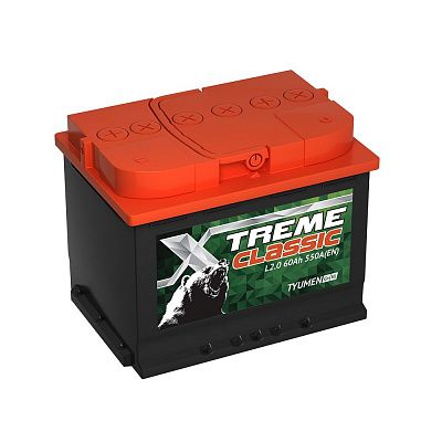 Автомобильный аккумулятор X-treme CLASSIC (Тюмень) 60.0 фото 400x400