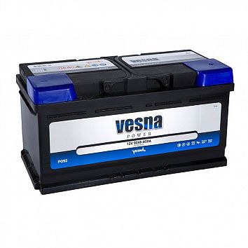 Автомобильный аккумулятор VESNA Power 92.0 LB5 фото 354x354