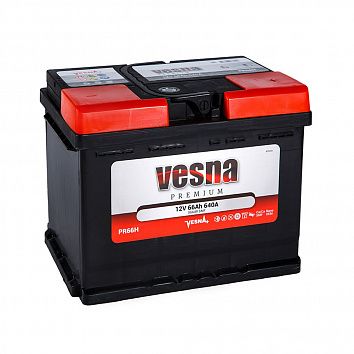 Автомобильный аккумулятор VESNA Premium 66.0 L2 фото 354x354