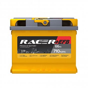 Автомобильный аккумулятор RACER+EFB 66.0 фото 354x354