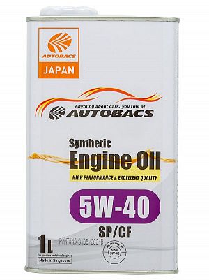 Autobacs Engine Oil Synthetic 5w40 SP/CF 1л фото 300x401