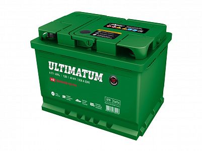 Автомобильный аккумулятор Ultimatum EFB 60.1 фото 401x300