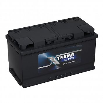 Автомобильный аккумулятор X-treme Silver (АКОМ) 90.1 фото 354x354