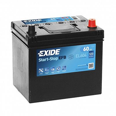 Автомобильный аккумулятор Exide Start&Stop AGM 60.0 (EK600) фото 401x401