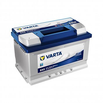 Автомобильный аккумулятор Varta E43 Blue Dynamic (572 409 068) 72Ah низкий фото 354x354