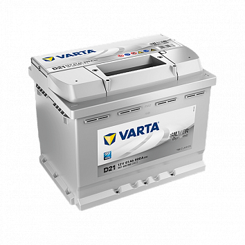 Автомобильный аккумулятор Varta D21 Silver Dynamic (561 400 060) 12v 61Ah 600A низкий фото 354x354