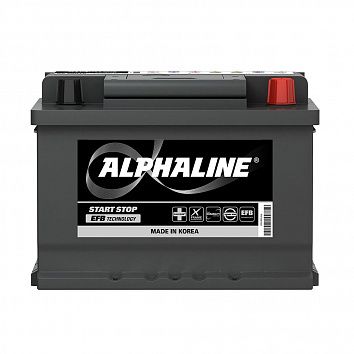 Автомобильный аккумулятор AlphaLine EFB 60Ач (SE 56010) фото 354x354