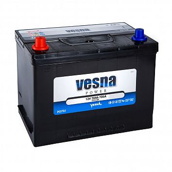 Автомобильный аккумулятор VESNA Power 70 (D26R) фото 354x354