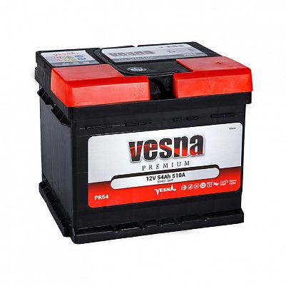 Автомобильный аккумулятор VESNA Premium 54.0 LB1 фото 401x401