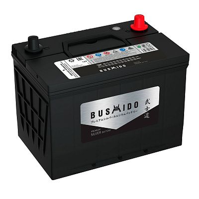Автомобильный аккумулятор BUSHIDO Premium 110D26R (90) фото 400x400