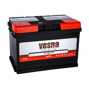 Автомобильный аккумулятор VESNA Premium 78.0 L3 фото 354x354