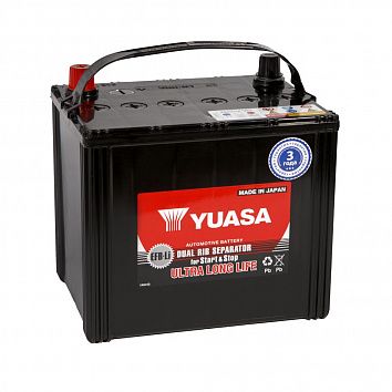 Автомобильный аккумулятор YUASA EFB 95D23L 66Ah фото 354x354