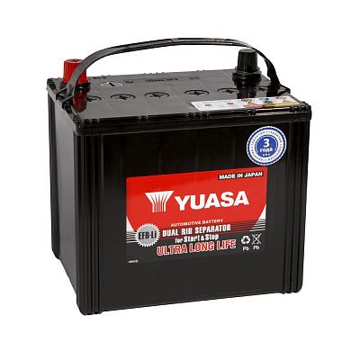 Автомобильный аккумулятор YUASA EFB 95D23L 66Ah фото 400x400