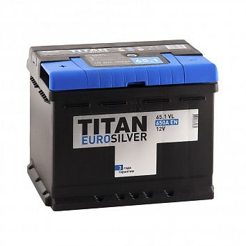 Автомобильный аккумулятор Titan EUROSILVER 65.1 фото 354x354