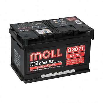 Автомобильный аккумулятор MOLL M3 plus 71.0 фото 354x354