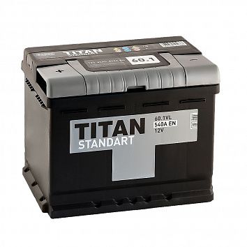 Автомобильный аккумулятор TITAN Standart 60.1 фото 354x354