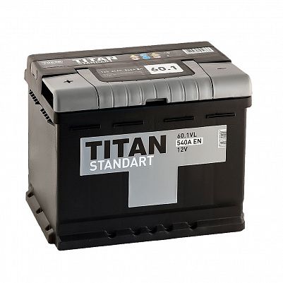 Автомобильный аккумулятор TITAN Standart 60.1 фото 401x401