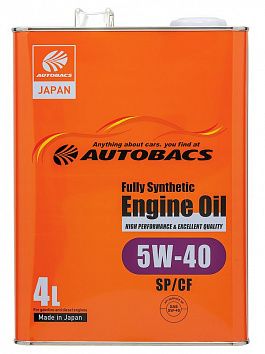 Autobacs Engine Oil FS 5w40 SP/CF 4л фото 265x354