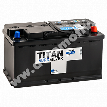 Автомобильный аккумулятор Titan EUROSILVER 110.0 фото 354x354