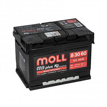 Автомобильный аккумулятор MOLL M3 plus 60.0 фото 354x354