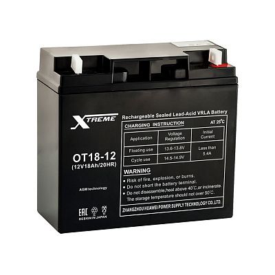 Аккумулятор Xtreme VRLA 12v  18Ah (OT18-12) фото 400x400
