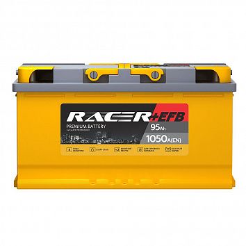 Автомобильный аккумулятор RACER+EFB 95.0 фото 354x354