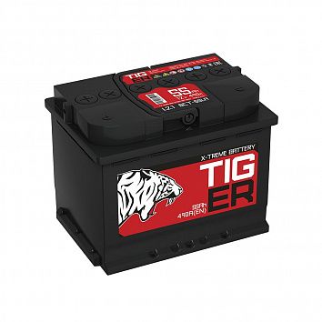 Автомобильный аккумулятор Tiger X-treme (Тюмень) 55.1 пр фото 354x354