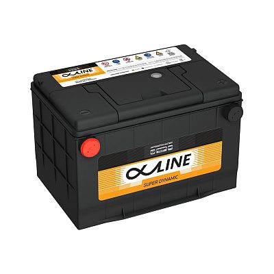 Автомобильный аккумулятор AlphaLINE SD 78-750 (D26) бок фото 400x400